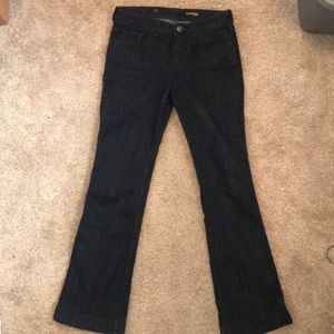Express Dark Wash Boot Cut Jeans